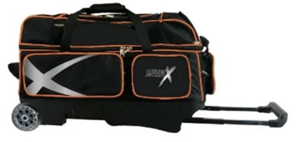 BowlingX Triple roller Deluxe must/oranž