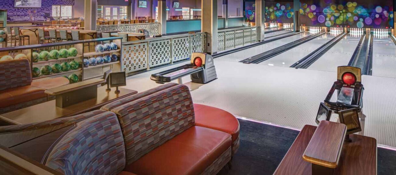 Moderne bowlingusaal